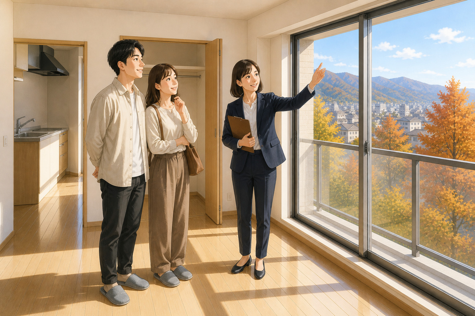 秋の賃貸内見で見落としやすいポイント|長野市で冬を快適に暮らす部屋選びの画像