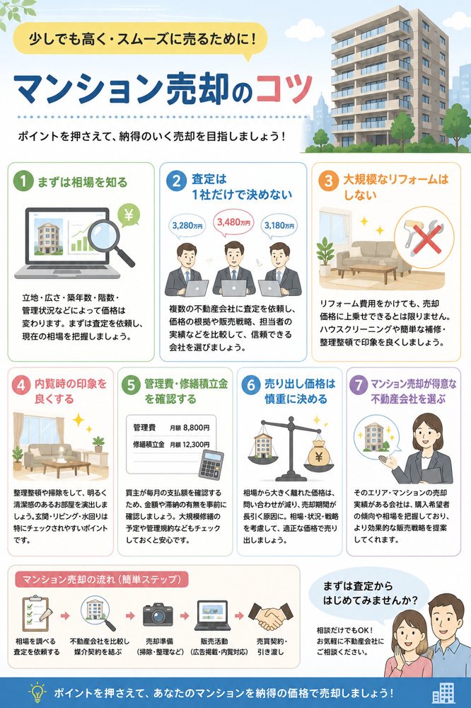 マンション売却のコツの画像