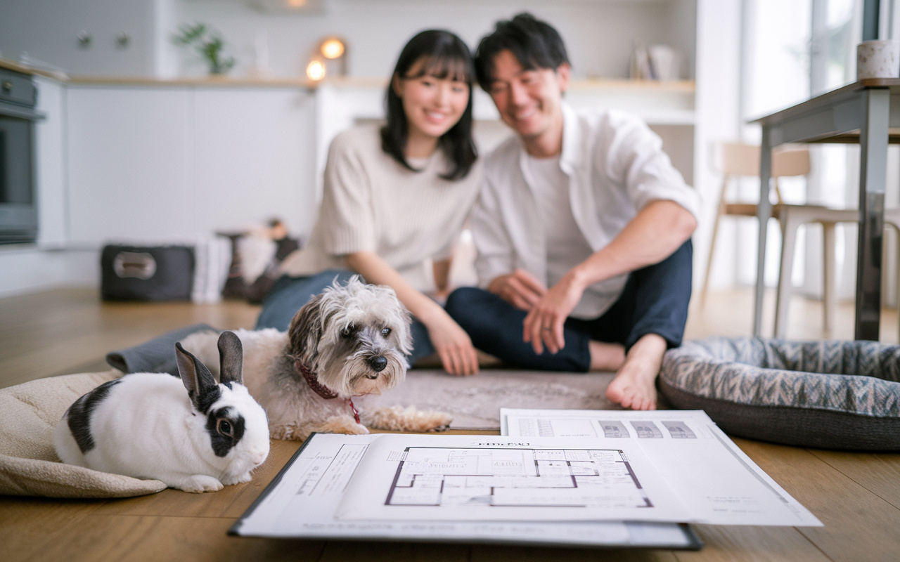 住宅購入のメリットは何か?ペットや小動物と安心して暮らす押さえておくべきポイントの画像