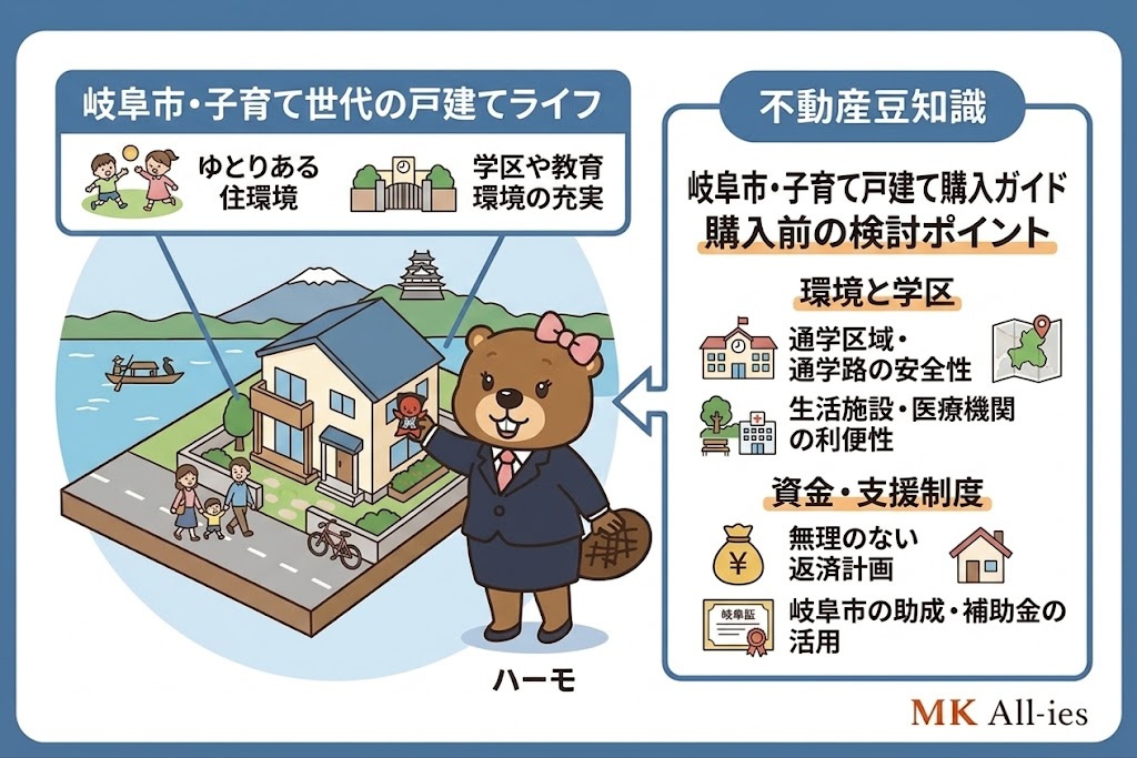  岐阜市で建てる！子育て世帯の戸建て購入ガイド✨の画像