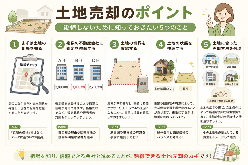 土地売却のポイントの画像