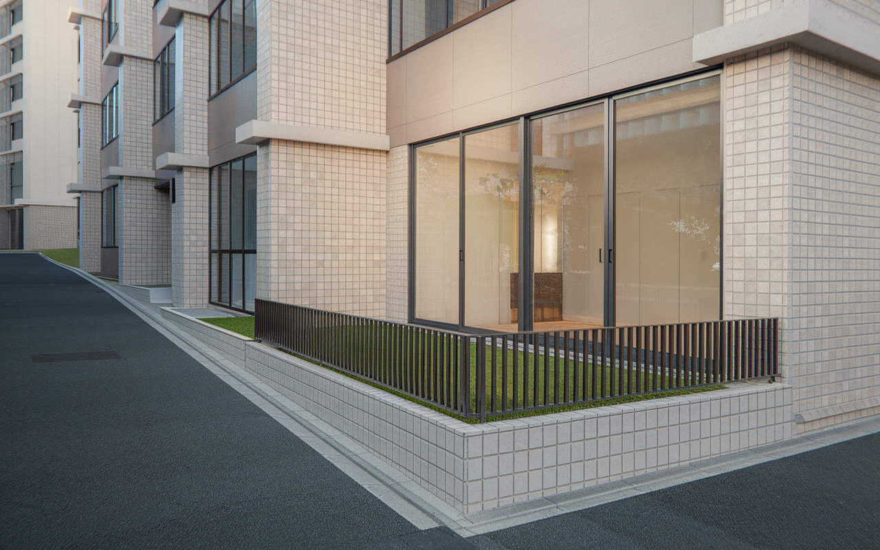 マンション1階購入のメリットは?庭付きの防犯と浸水リスクも確認して判断の画像