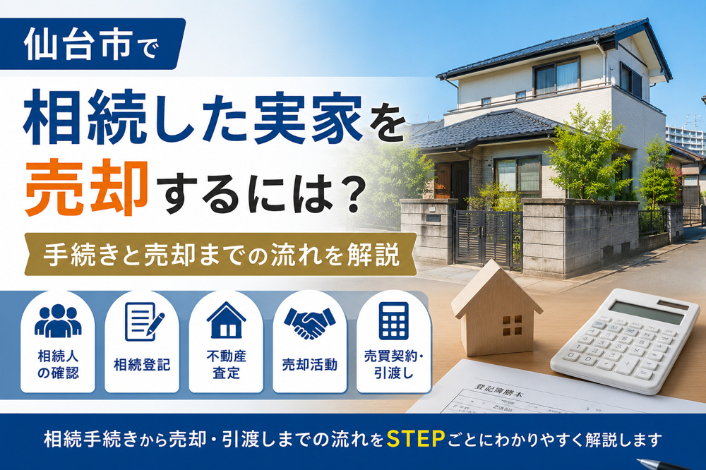 仙台市で相続した実家を売却するには？手続きと売却までの流れを解説の画像