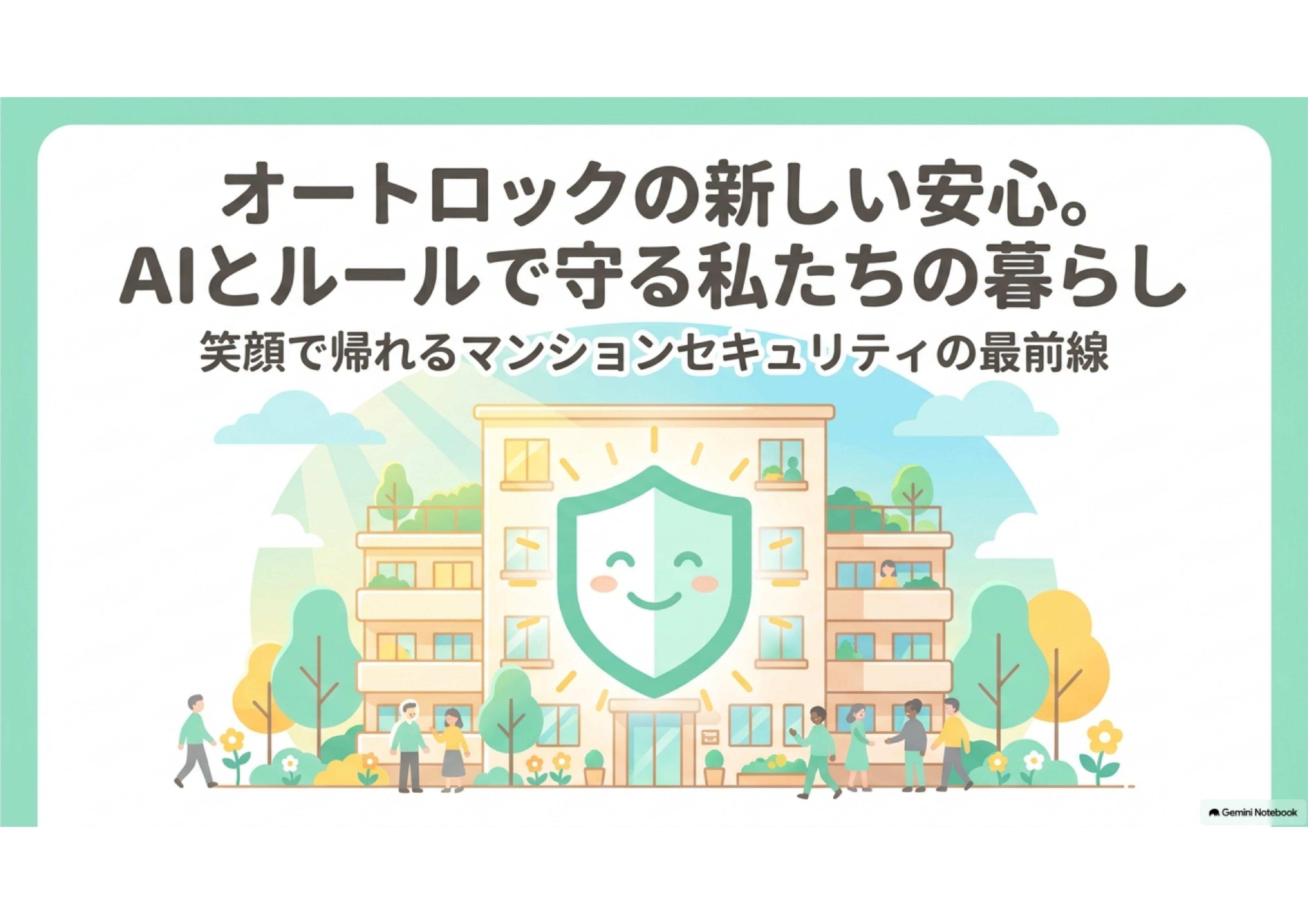 オートロックだから安心は危険？マンションの「共連れ」侵入リスクと最新の顔認証防犯対策の画像