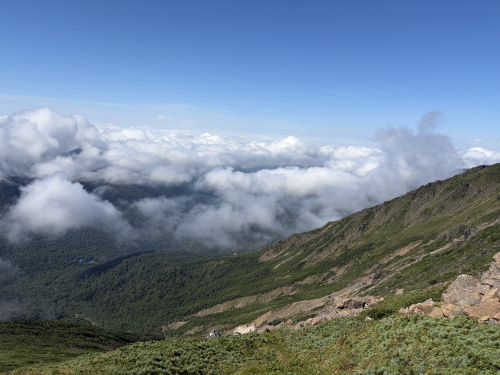 夏の登山の画像