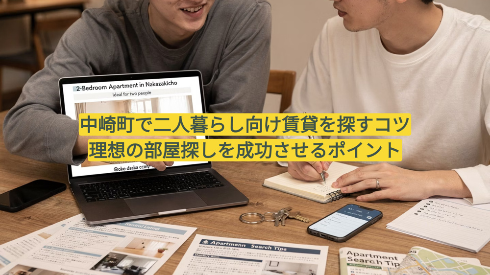 中崎町で二人暮らし向け賃貸を探すコツ｜理想の部屋探しを成功させるポイントの画像