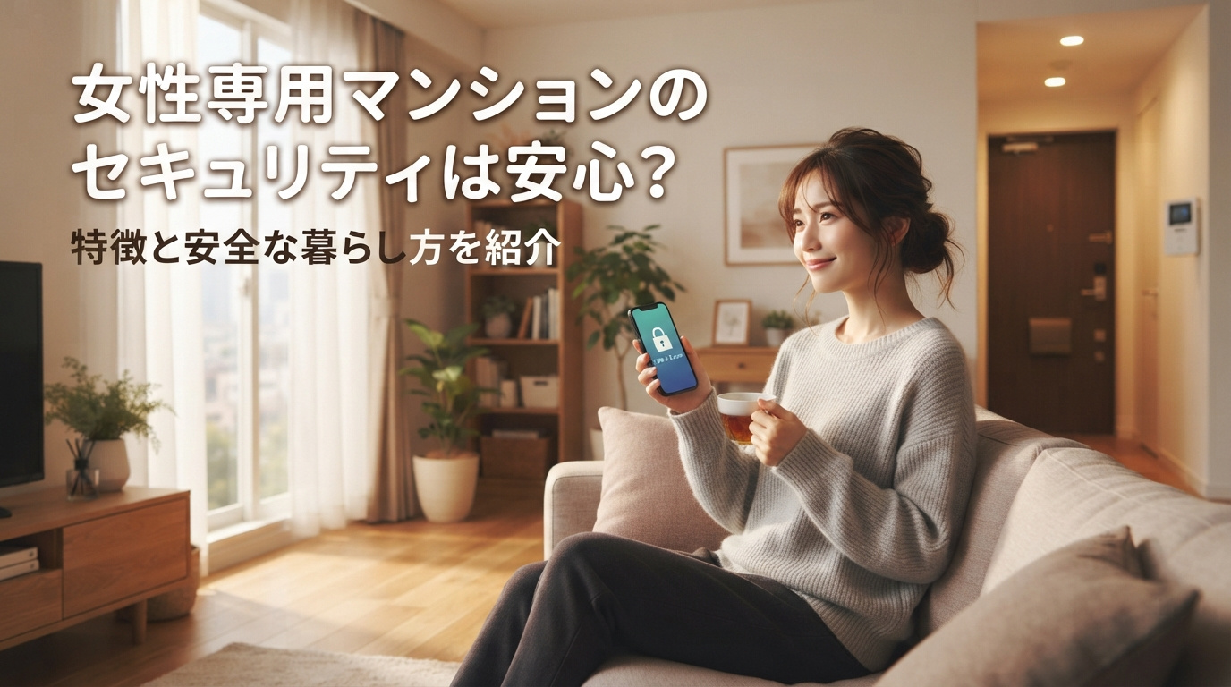 女性専用マンションのセキュリティは安心？特徴と安全な暮らし方を紹介の画像