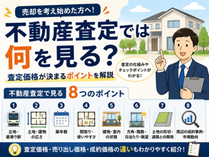 不動産査定では何を見る？査定価格が決まるポイントを解説の画像