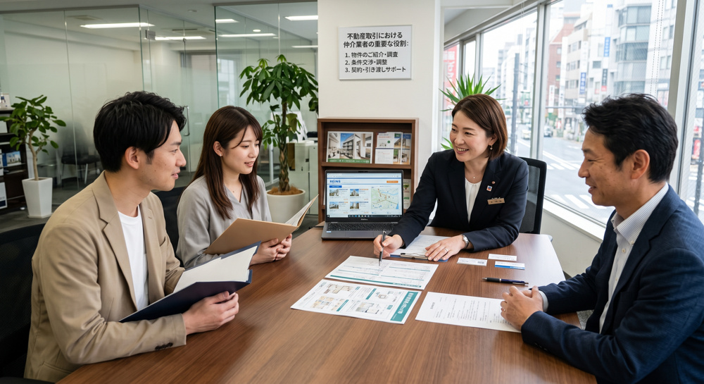 不動産取引における「仲介業者」の重要な役割とは？の画像