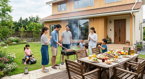 宇都宮でマイホーム祝いBBQ！の画像