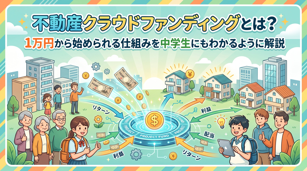 不動産クラウドファンディングとは？1万円から解説の画像