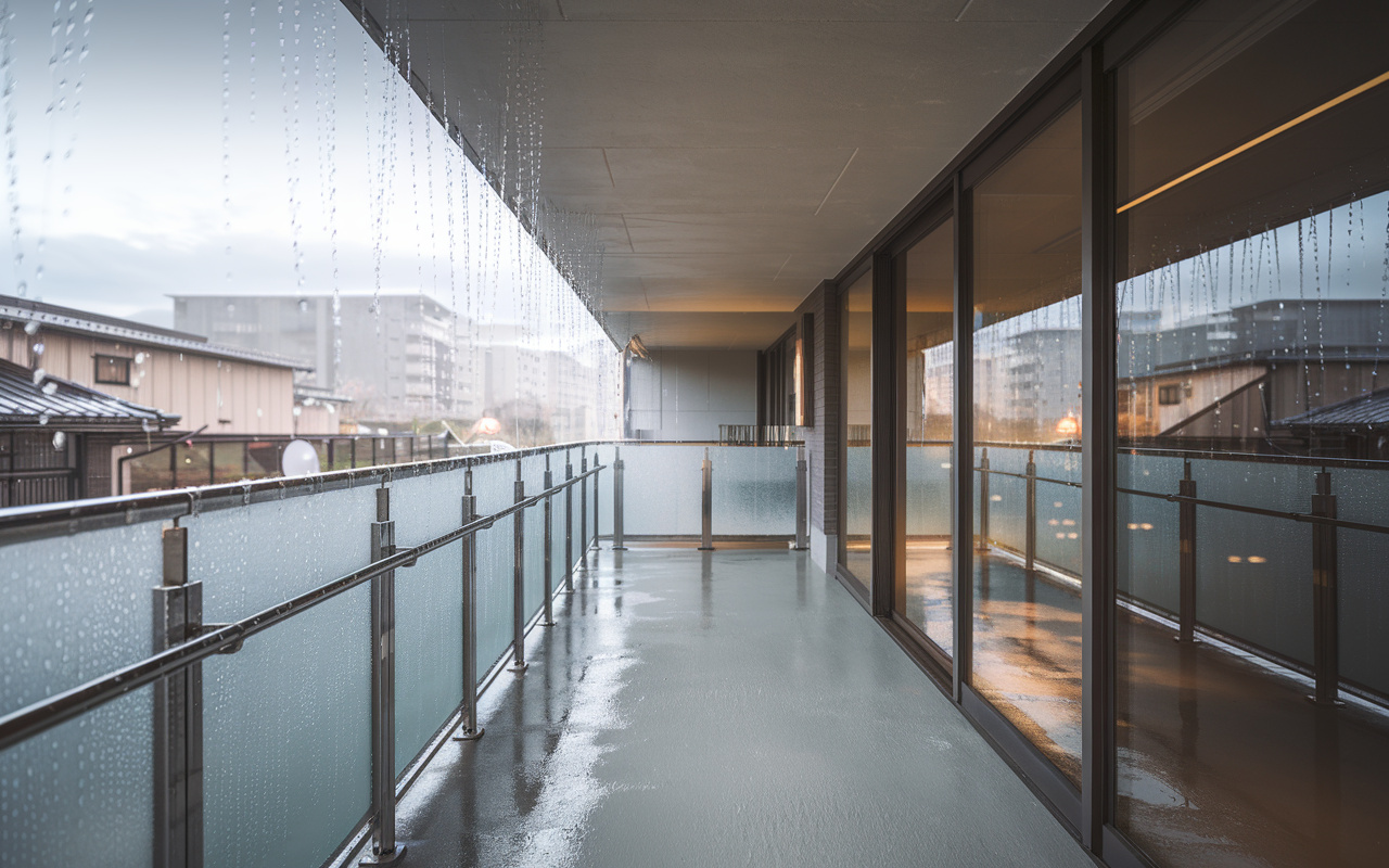 豪雨対策は賃貸マンションのベランダ排水が重要？浸水を防ぐ具体的なチェックポイントの画像
