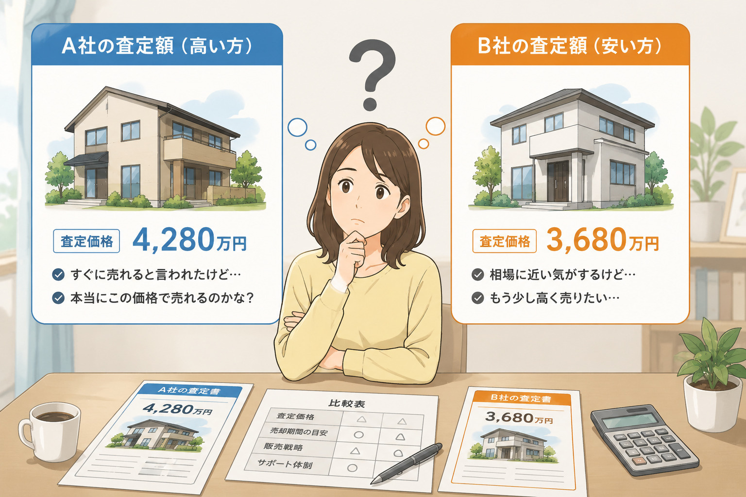 不動産査定の正しい見方の画像