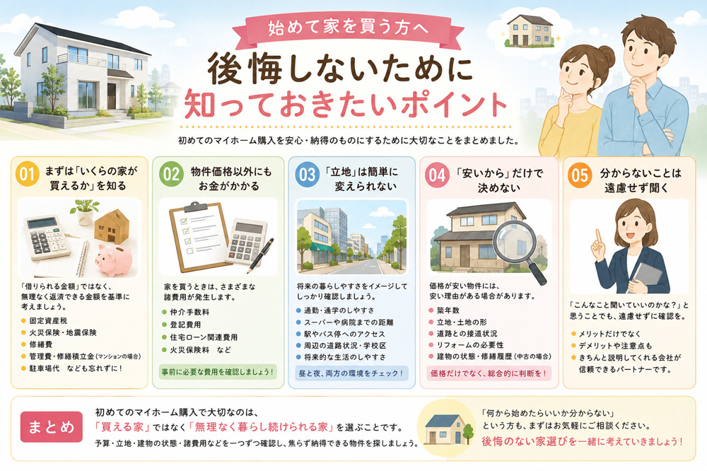 初めて家を買う方への画像