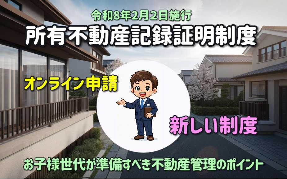 所有不動産記録証明制度とは？負担を軽減しデジタル情報で土地利用の最適化を進める方法の画像