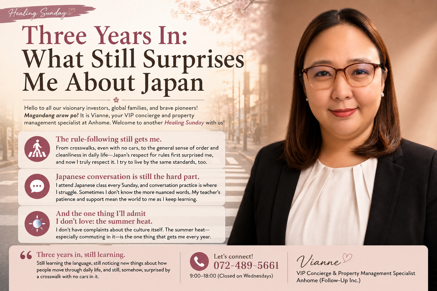 September 6, 2026　Three Years In: What Still Surprises Me About Japanの画像