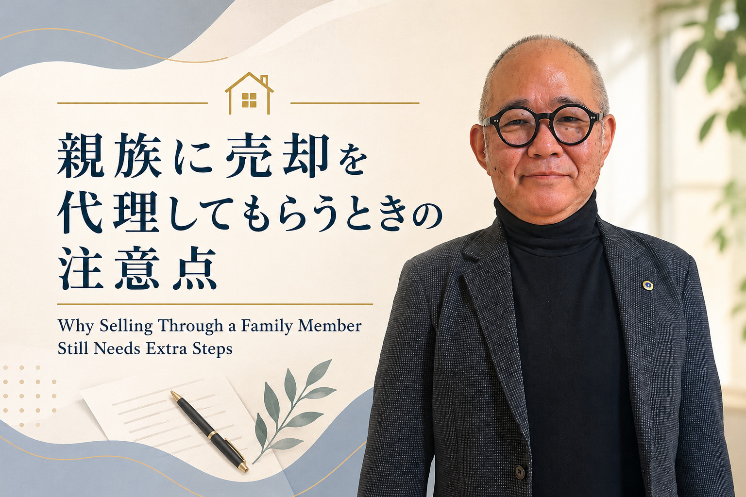 2026年9月17日親族に売却を代理してもらうときの注意点の画像
