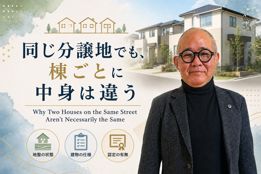2026年9月18日同じ分譲地でも、棟ごとに中身は違うの画像