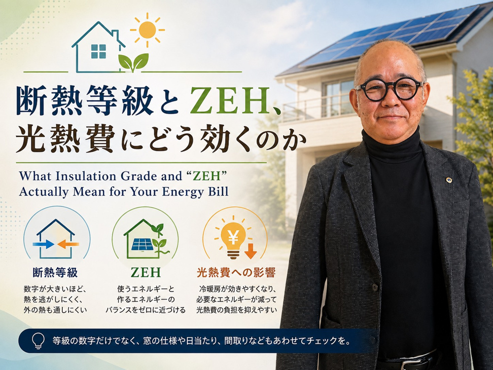 2026年9月21日断熱等級とZEH、光熱費にどう効くのかの画像