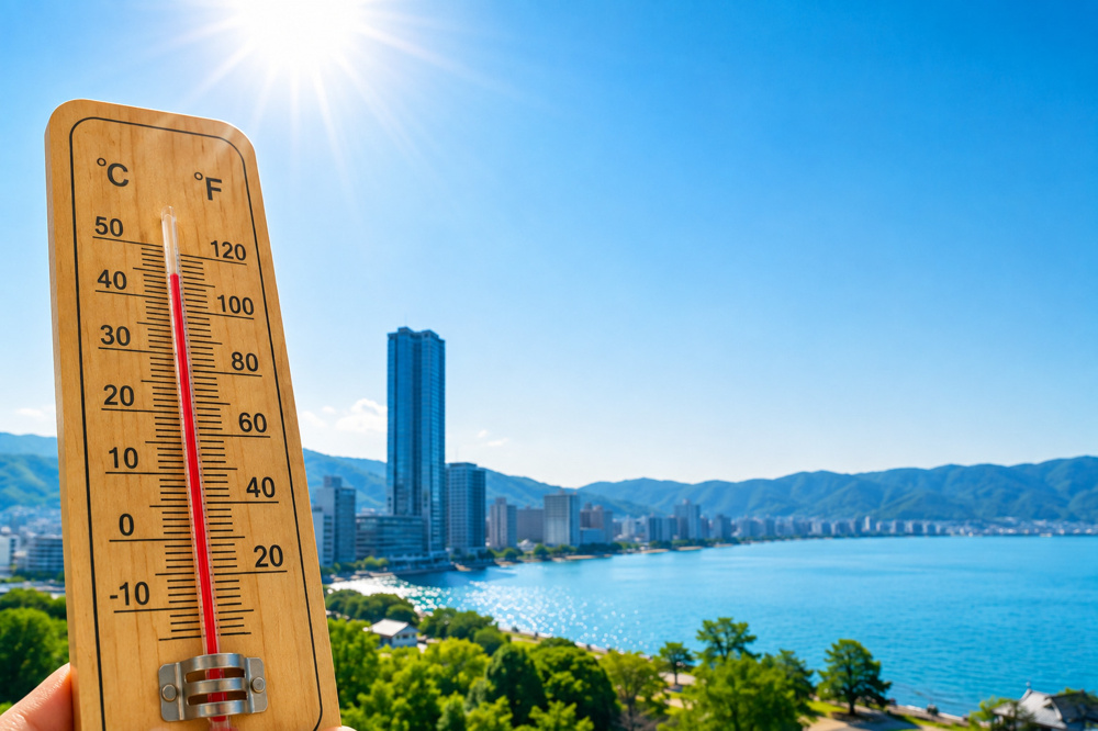  大津市で観測史上最高気温39.3℃！異例の残暑、今こそ熱中症対策をの画像