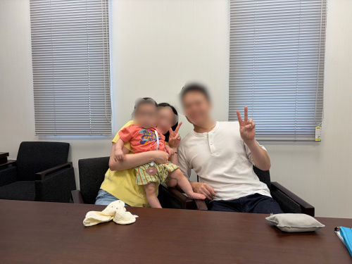 お客様の土地ご購入・お引き渡しが無事完了いたしました！の画像
