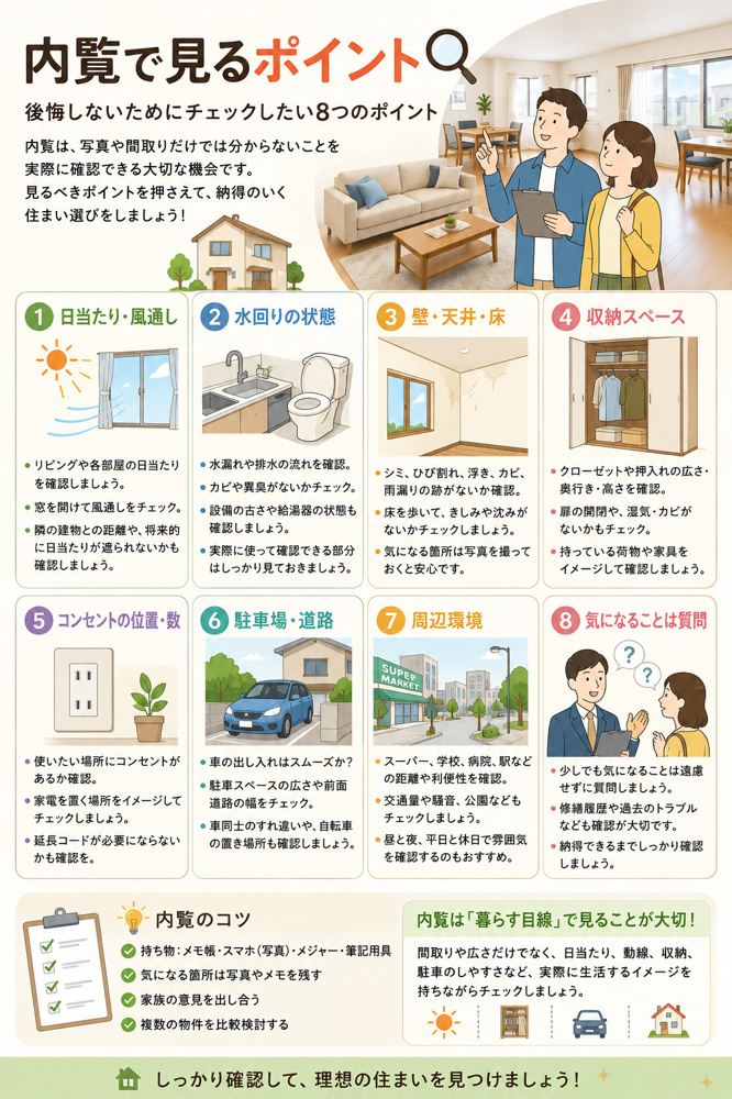 内覧で見るポイントの画像