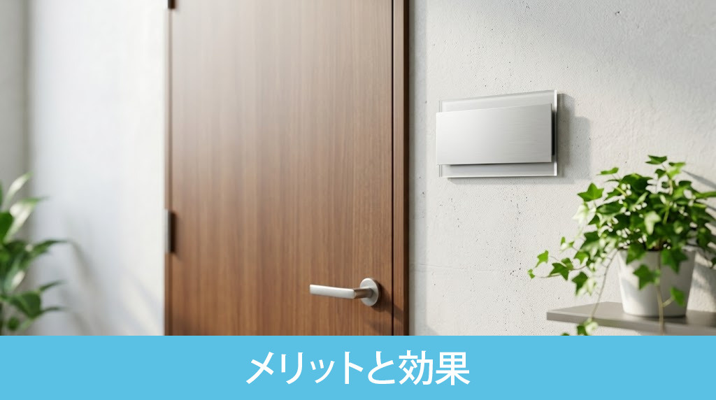 賃貸物件で表札を出すメリットと効果