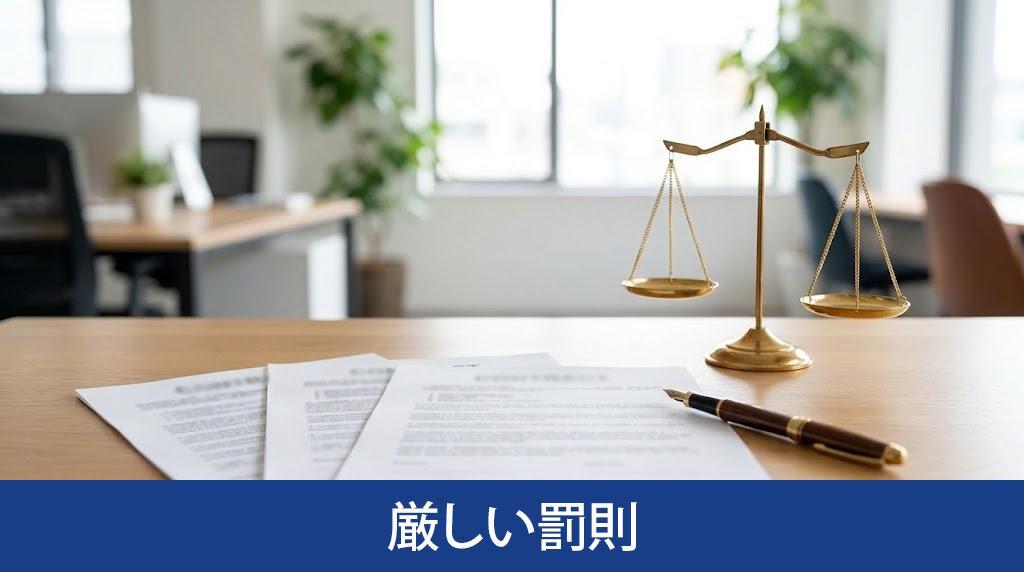 反復継続と認定された場合の厳しい罰則