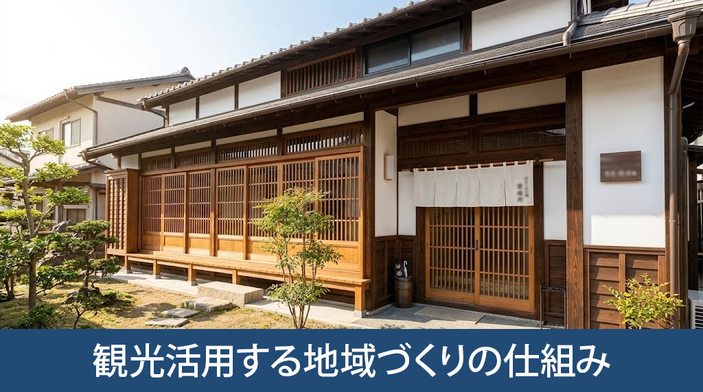 空き家を観光活用する地域づくりの仕組み
