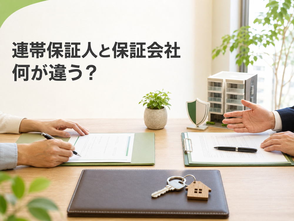 埼玉の賃貸契約で連帯保証人は必要？家賃保証会社との違いや費用を解説の画像