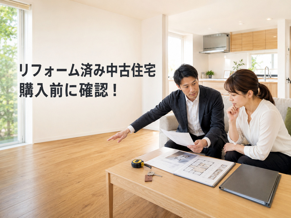 埼玉でリフォーム済み中古住宅を購入する前に｜内見で確認したいポイントを解説の画像