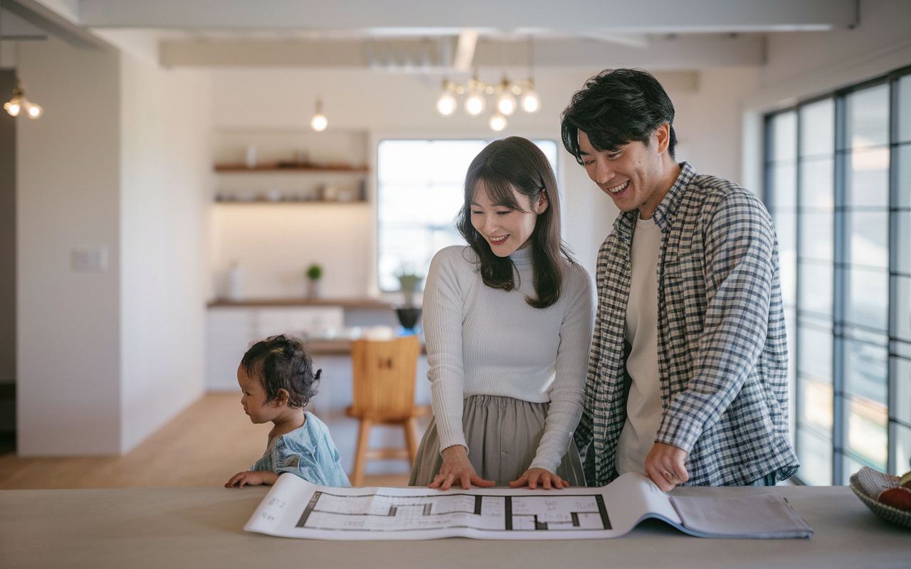 水戸市で新築戸建てを検討中の方へ!回遊動線が便利な間取りの失敗しない選び方の画像