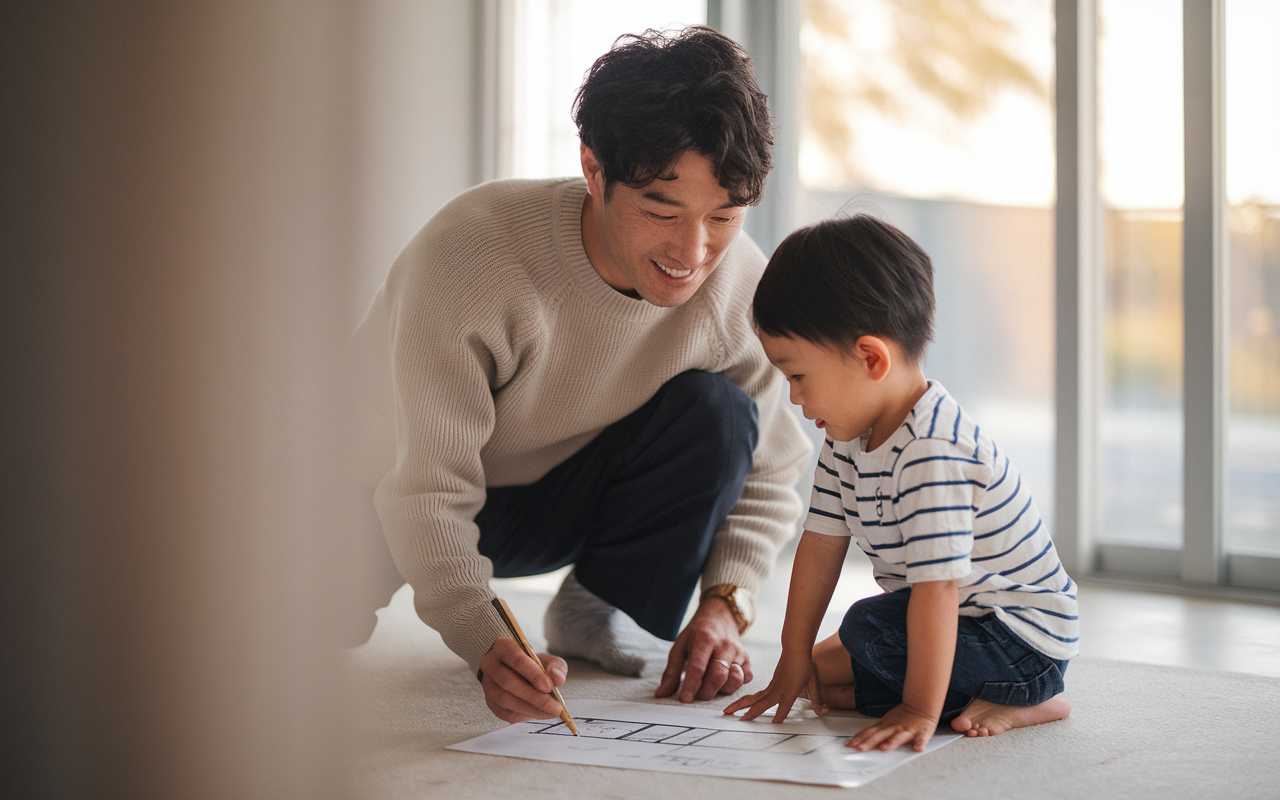 水戸市で新築戸建てを検討中の方へ!将来の子ども部屋を考えた間取りのコツを解説の画像