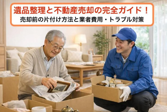 遺品整理と不動産売却|実家・空き家を売る前に知っておきたい手順と注意点【ジェイルス不動産】の画像