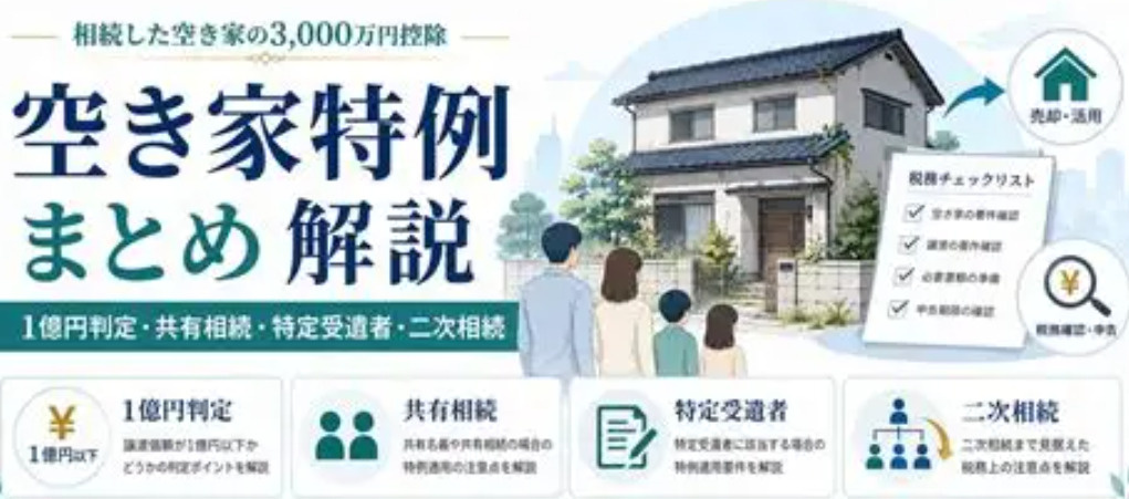 空き家特例とは？相続した実家を売るときの3,000万円特別控除を解説｜ジェイルス不動産の画像