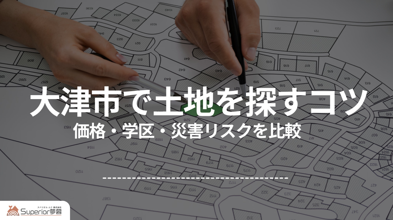 大津市で土地を探すコツ|価格・学区・災害リスクを比較の画像