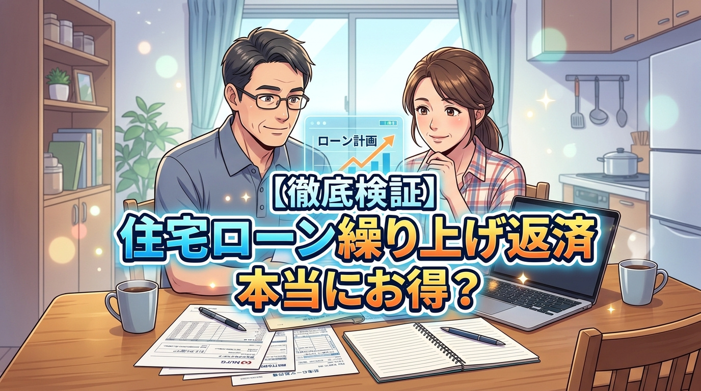 【住宅ローンの繰り上げ返済】金利上昇時代の今、本当にお得?メリットと注意点を徹底解説!の画像