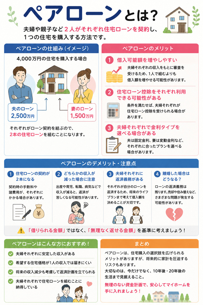 ペアローンとは？の画像