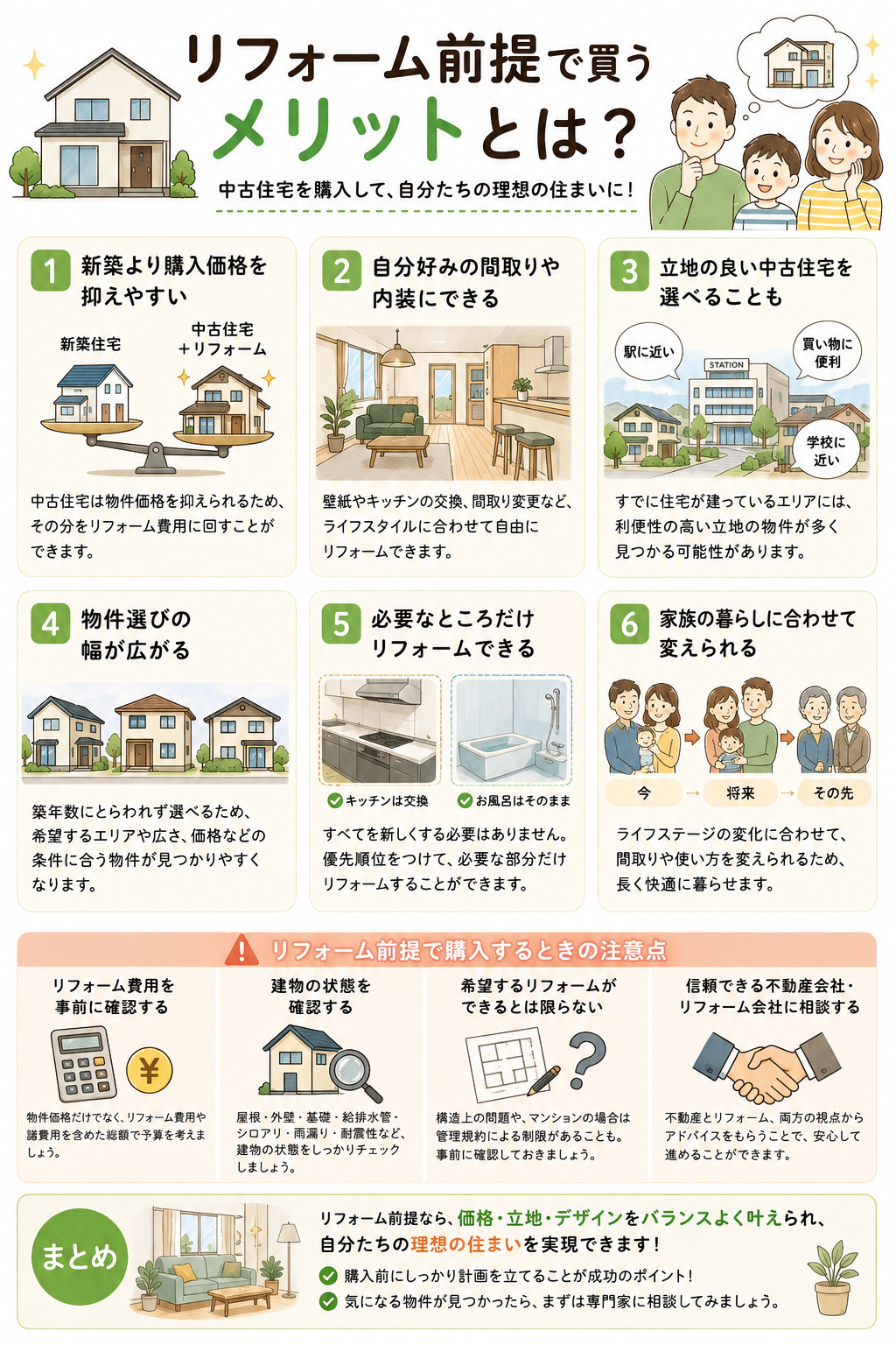 リフォーム前提で買うメリットの画像