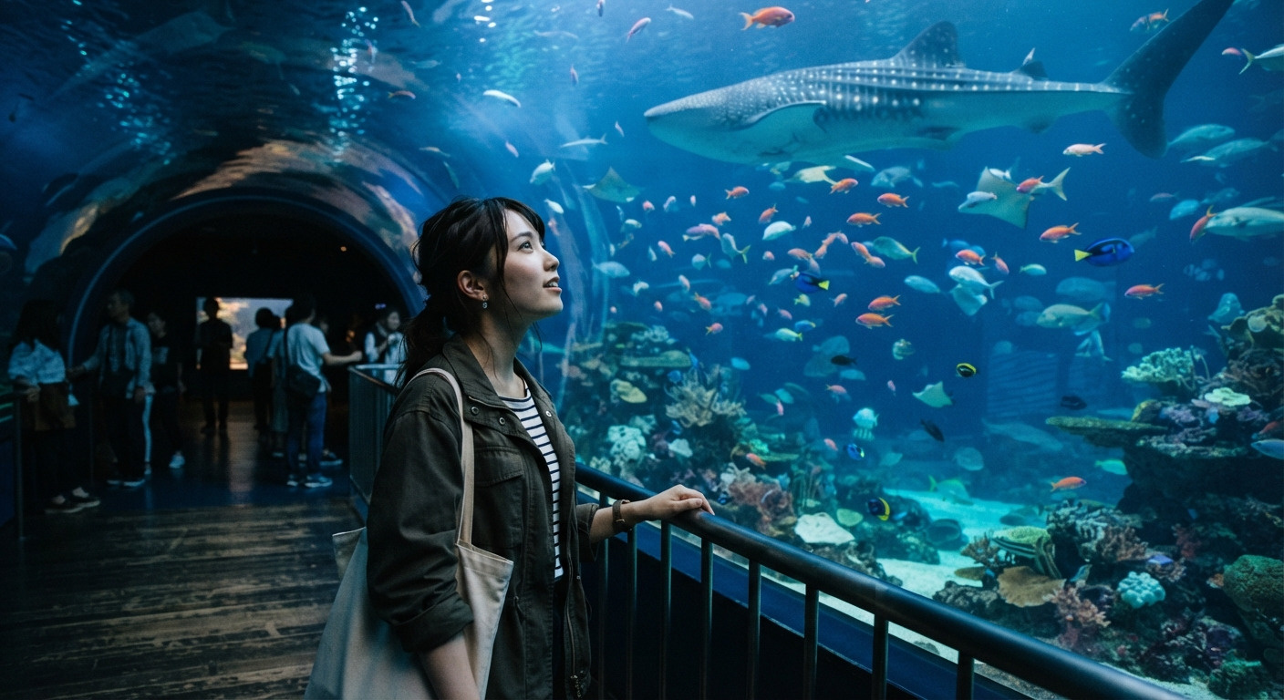 岐阜市の不動産会社スタッフが大阪へおでかけ！世界最大級の水族館『海遊館』で大感動した「ジンベエザメの圧倒的癒やしパワー」とは？の画像