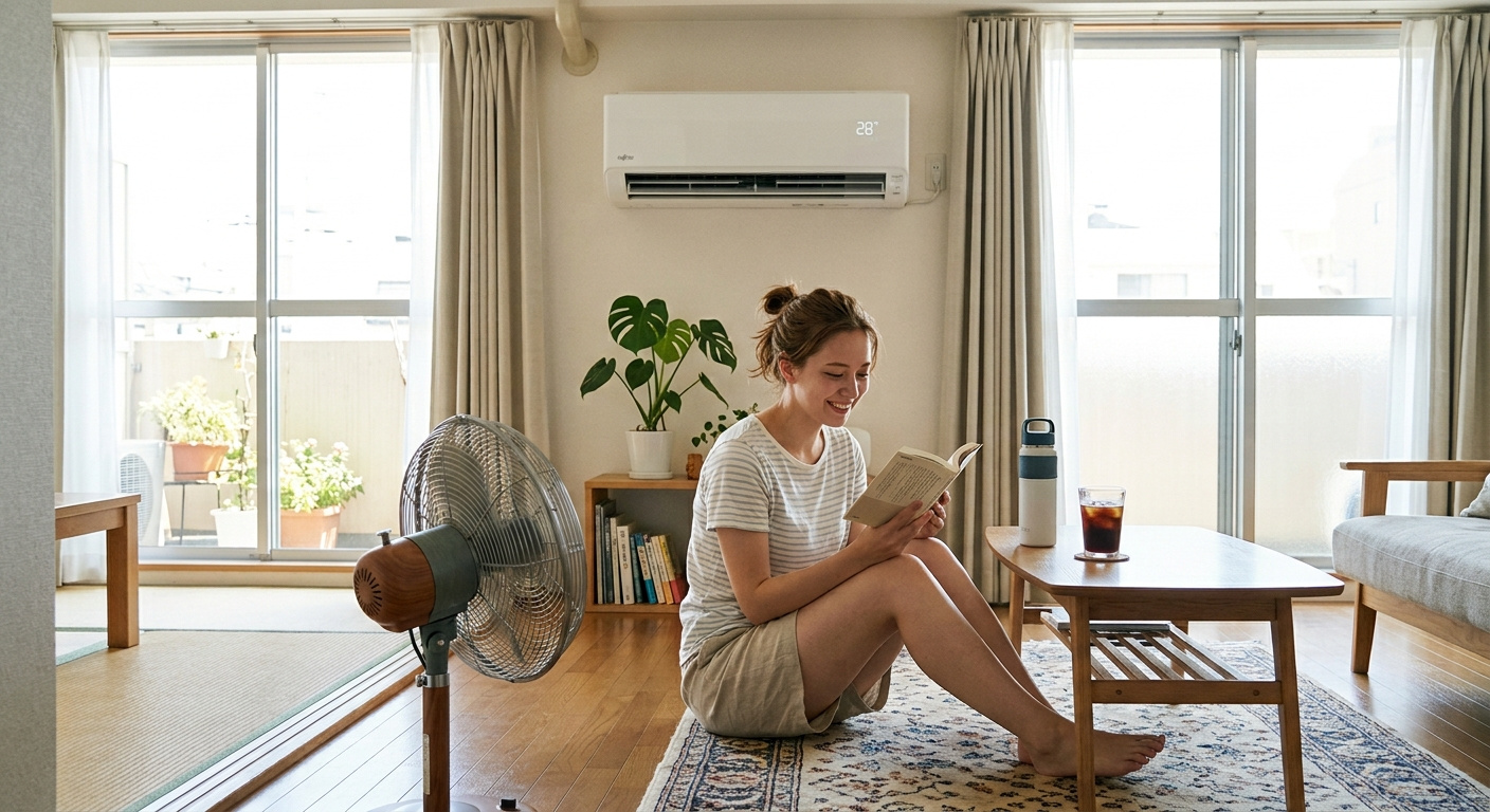 エアコン電気代とつけっぱなしの損得は?賃貸節約と東小金井での上手な使い方の画像