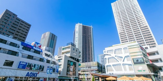 武蔵小杉駅の風景