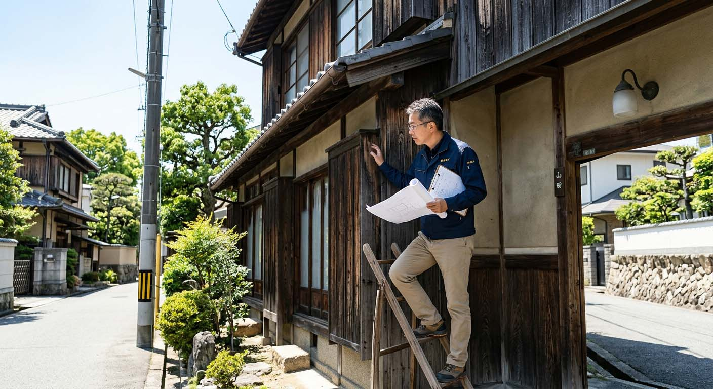 芦屋市の古い戸建て、「リフォーム向き」か「建て替え向き」かの判断基準の画像