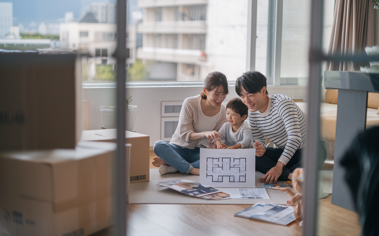 岡山市で賃貸を探すファミリー必見！間取りの選び方と子育てに適した住まいの考え方の画像