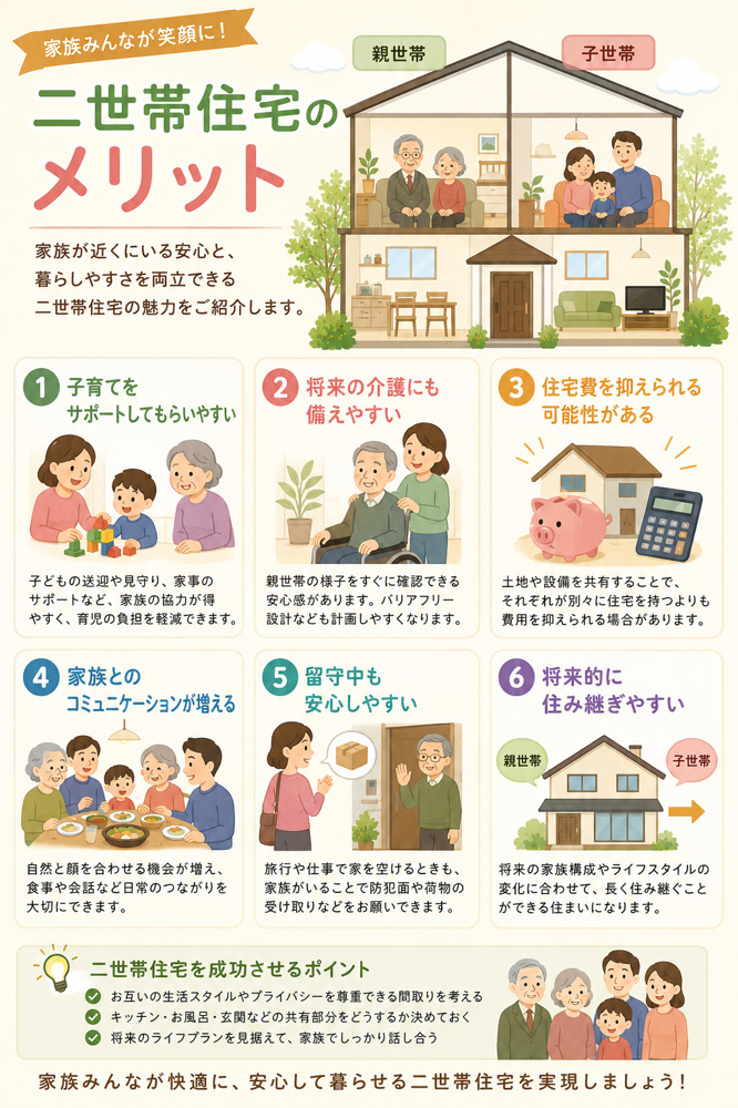 二世帯住宅のメリットの画像