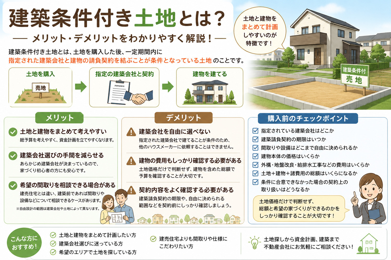 建築条件付き土地とはの画像