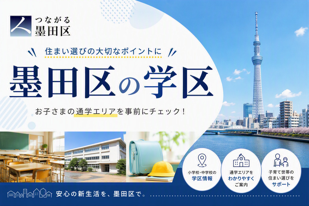 墨田区の学区の画像