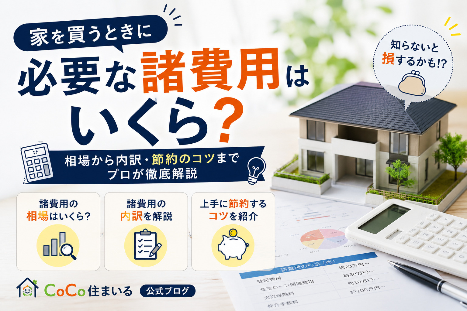 家を買うときに必要な諸費用はいくら？の画像