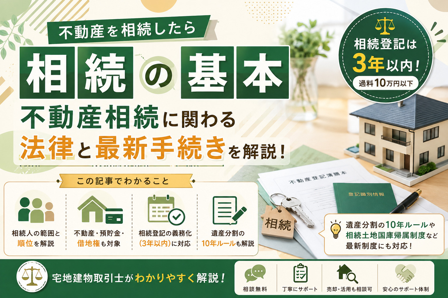 相続の基本|不動産相続に関わる法律と最新手続きを解説!の画像