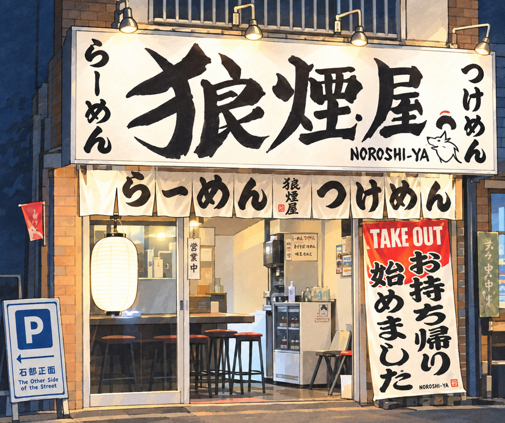 東大和市で長く愛されるラーメン店「狼煙屋」へ！東大和市で賃貸物件を